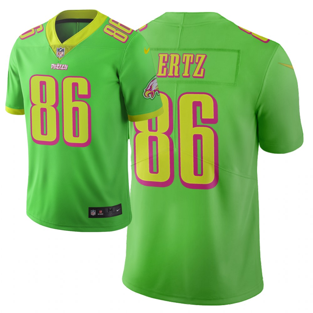 Men Nike NFL Philadelphia Eagles 86 zach ertz Limited city edition green jersey